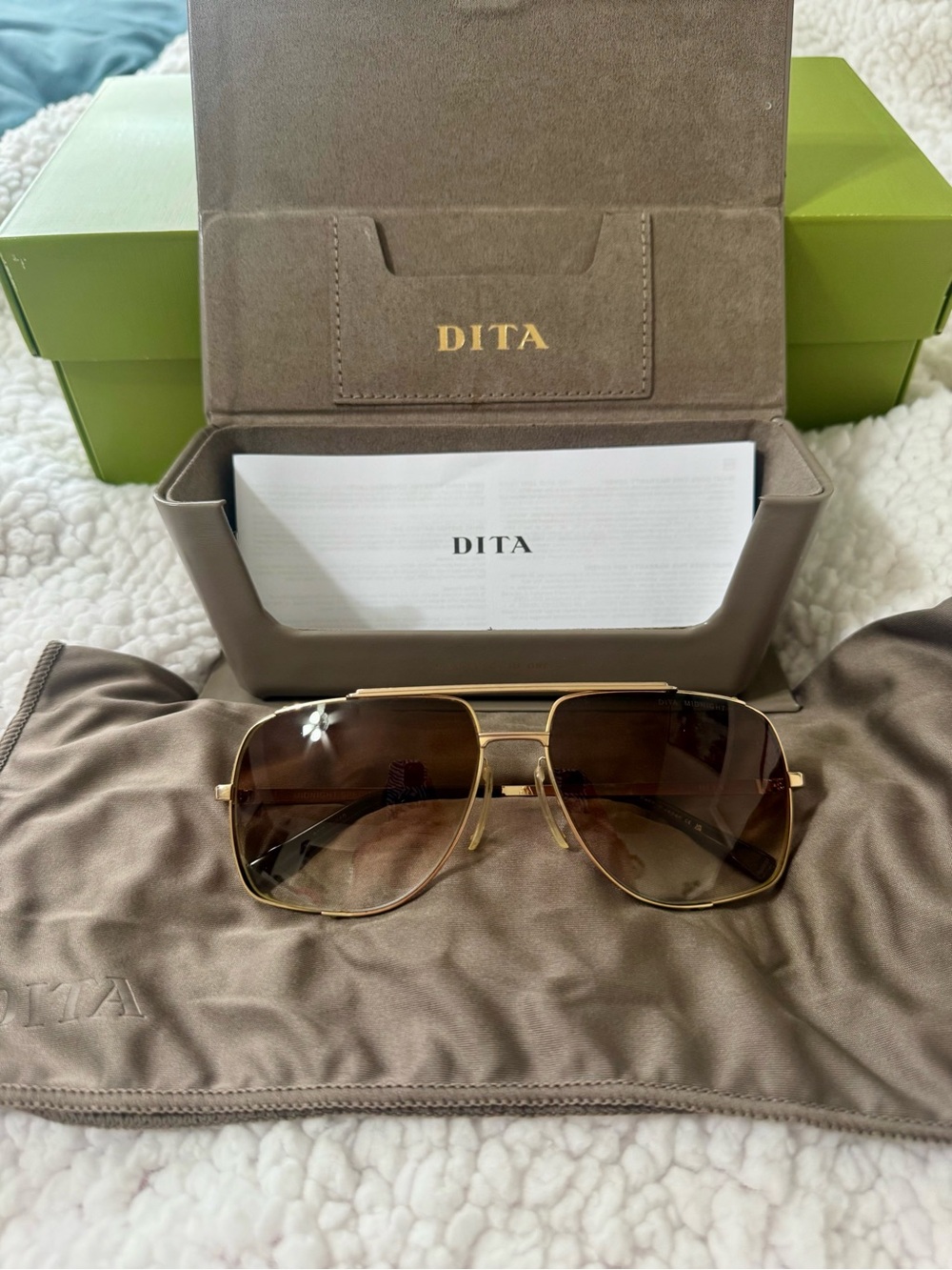 DITA Midnight Special Aviator Sunglasses